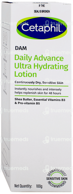 Cetaphil Dam Daily Advance Ultra Hydrating Lotion 100Gm